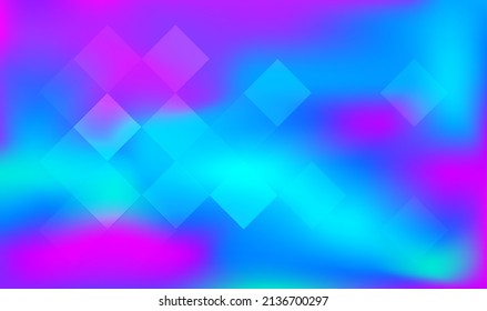 Abstract blue and purple blurred gradient mesh background in bright Colorful smooth. Easy editable soft colored vector illustration, Suitable For Wallpaper, Banner, Background, Card, landing page