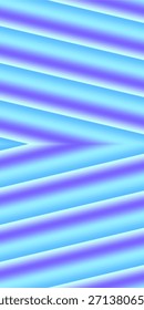 Abstractas degradado de chevron azul y púrpura con una textura brillante y metálica.