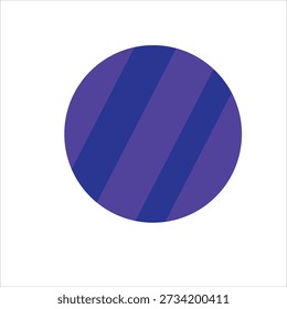 Abstract Blue and Purple Circle Shape on White Background