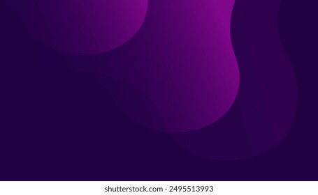 Abstract blue and purple color background. Fluid shapes composition.  Suit for business, institution, conference, party, Vector illustration
