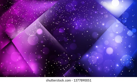 Abstract Blue and Purple Defocused Background Design