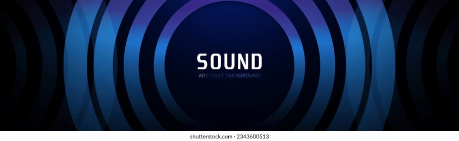 Abstract blue and purple digital dynamic water drop wave on dark background. Futuristic hi-technology concept. Sound wave. Vector illustration