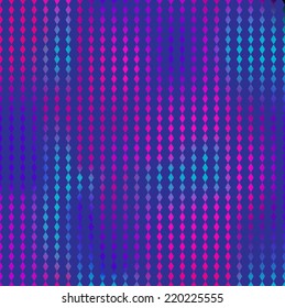 Abstract blue and purple geometry background formed with hexagons.