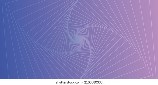 Abstract blue and purple gradient background with dynamic swirling wave lines creating a modern, flowing geometric pattern