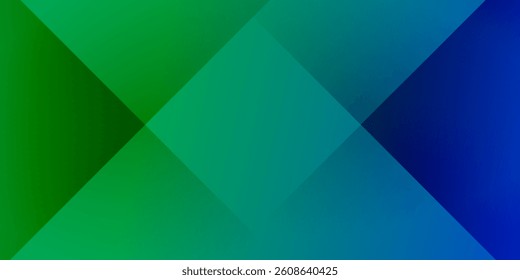 Abstract blue and purple gradient background. Overlap square pattern on colorful geometric design. Modern papercut futuristic background illustration.