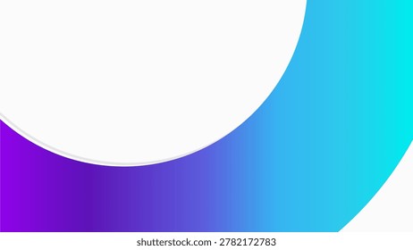 Abstract Blue Purple Gradient Background with Curved Shapes 0017