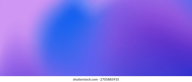 Fondo de color degradado azul y púrpura abstracto con estilo multicolor liso y borroso en blanco para Anuncio de Sitio web y Diseño gráfico decorativo de tarjeta de papel. Ilustración vectorial
