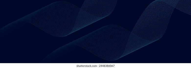 Abstract blue purple gradient flowing wave lines on white background. Modern colorful wavy lines pattern design element. Suit for poster, website, banner, presentation, cover