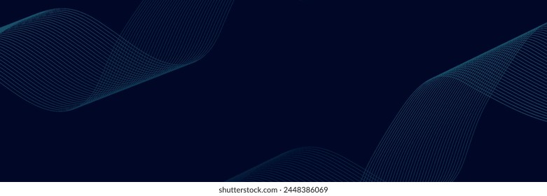 Abstract blue purple gradient flowing wave lines on white background. Modern colorful wavy lines pattern design element. Suit for poster, website, banner, presentation, cover