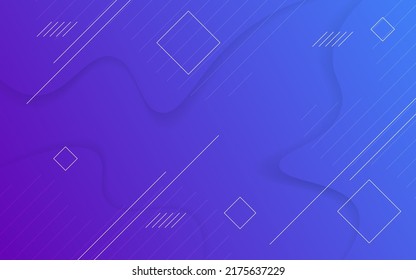abstrakter, blauer violetter Farbverlauf mit modernem geometrischem Hintergrund. eps10 Vektor