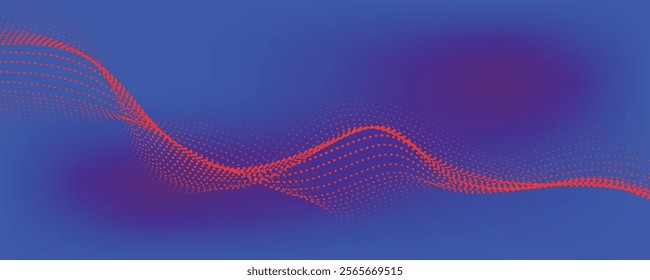 Abstract Blue and Purple Gradient Vector Background