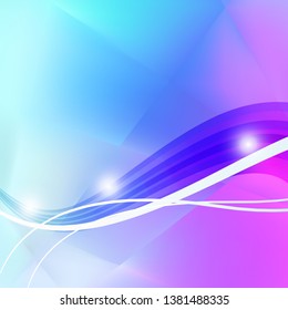 Abstract Blue and Purple Graphic Background