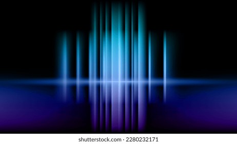 Abstract Blue and Purple Light Rays Effect Background Wallpaper Design. Vector Illustration