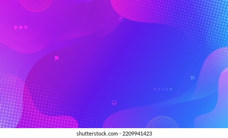 Resumen Fondo líquido azul y violeta. Diseño de fondo moderno. color de gradiente. Ondas dinámicas. Composición de formas fluidas. Apto para sitio web, carteles, fondos de pantalla, folletos, carteles