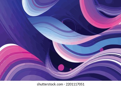 abstract blue and purple liquid wavy shapes futuristic