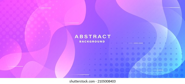 Abstract blue and purple modern background gradient color.	