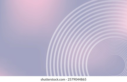 Abstract blue purple modern background with glowing line circle elements. Futuristic technology concept. Suitable for brochures, flyers, banners, posters, covers, websites