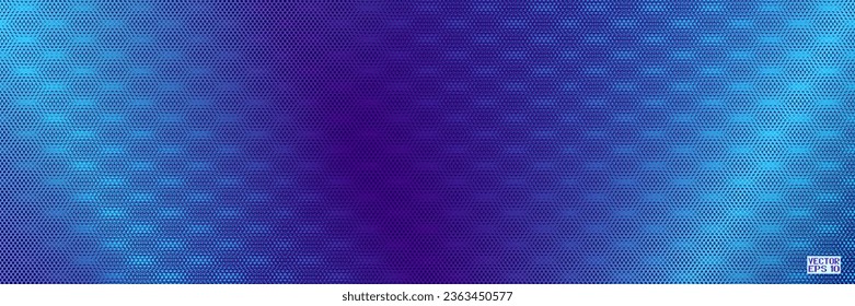 Abstract Blue and Purple Pattern with Wave. Aquamarine Spotted Dotted Texture. Vector. 3D Illustration