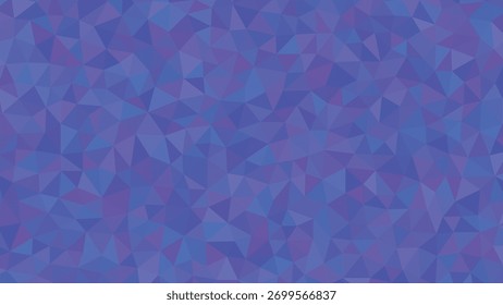 Abstractas fondo de polígono azul y púrpura bajo patrón triangular de polietileno