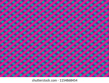 Abstract blue and purple rhombuses pattern