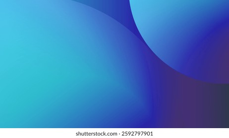Abstract Blue and Purple Spheres on Black Background Futuristic Digital Art Wallpaper , Modern Digital Art for decorative Design vector illustration

