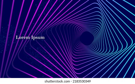 abstract blue purple square, network concept, geometric pattern, scientific technology, futuristic background - Shutterstock ID 2183530349
