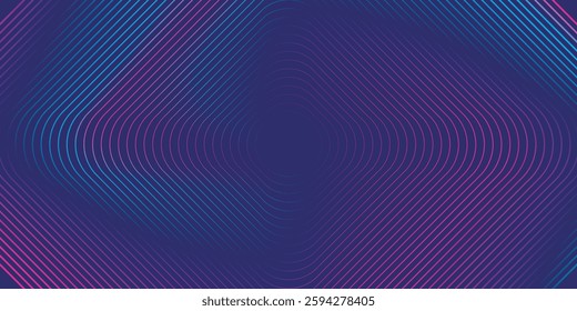 abstract blue purple square, network concept, geometric pattern, scientific technology, futuristic background