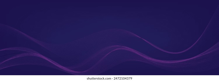 Abstract blue purple tech background