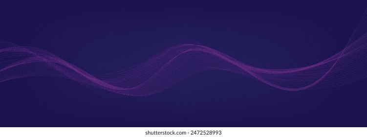 Abstract blue purple tech background