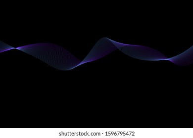 Abstract blue purple vector graphic background