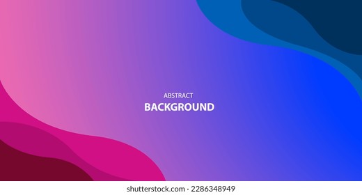 Abstract blue and purple wave background for corporate concept, template, poster, brochure, website, flyer design. vector illustrations