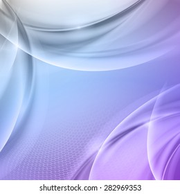 Abstract blue purple wave vector background