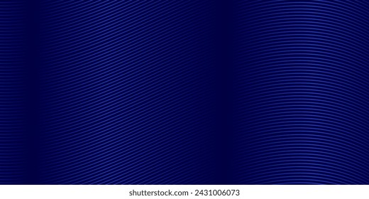 Abstract blue and purple waves on white background. Simple wavy lines pattern. Design element. Modern banner template with space for text. Suit for brochure, cover, poster, flyer, website line blue