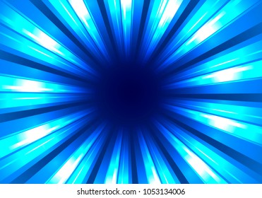 abstract blue radial background