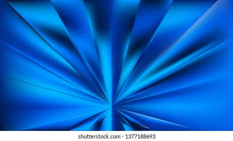 Abstract Blue Radial Stripes Background Vector Illustration