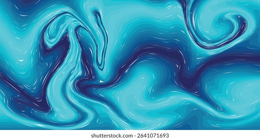 abstract blue radient background with wave lines design