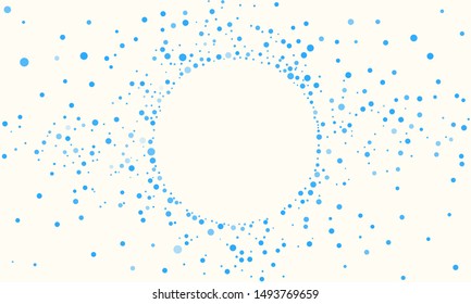 Abstract Blue Random Dots Background Creative vector design Templates