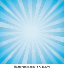 Abstract Blue rays background. Vector EPS 10, cmyk.