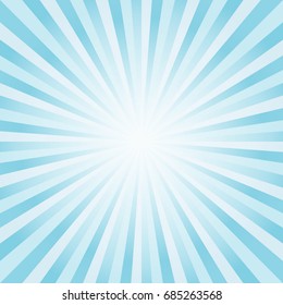 Abstract Blue rays background. Vector EPS 10, cmyk.