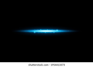 Abstract blue rays Isolated On Transparent Background Vector Illustration.Led Light. Future tech. Shine dynamic scene. Neon flare. Colorful rays. Magic moving fast lines. Sparkling 