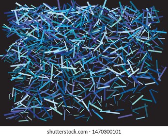 Abstract blue rectangles for holidays. Random element of design. Vector illustration theme. Blue trendy modern elegant background for anniversary, birthday celebrate or other festive event.