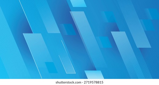 Abstractas azul Rectángulos fondo degradado moderno, con Formas en ángulo, ideal para Fondos de pantalla contemporáneos, transmite diseño elegante para presentaciones tecnológicas, 169 caracteres