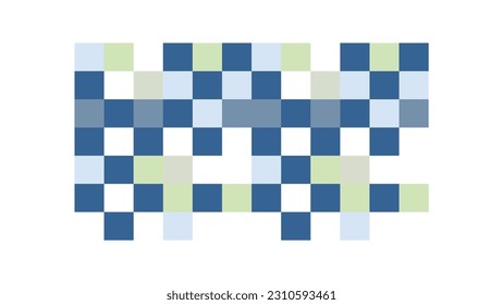 Abstract blue rectangular illustration design. Background with blue rectangular abstract vector.