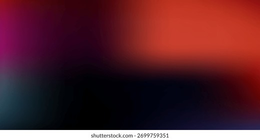 Abstract blue and red animated mesh gradient tiles wave, smooth motion striped waves and animation loop background