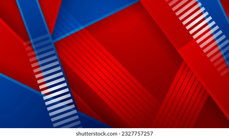 Abstract blue and red background