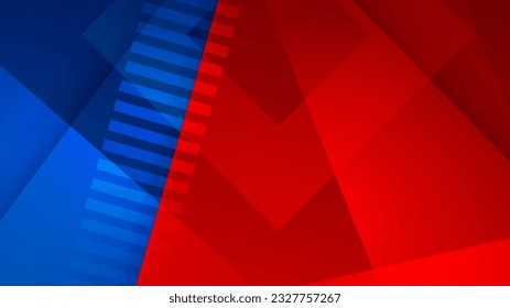 Abstract blue and red background