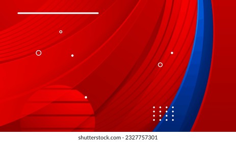 Abstract blue and red background