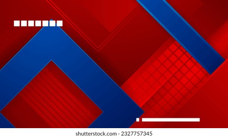 Resumen de fondo azul y rojo
