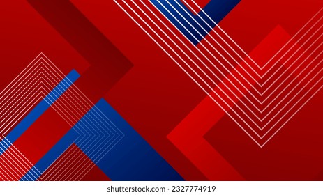 Abstract blue and red background