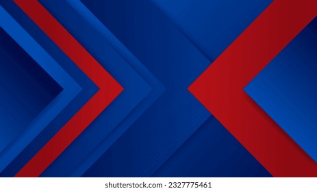 Abstract blue and red background